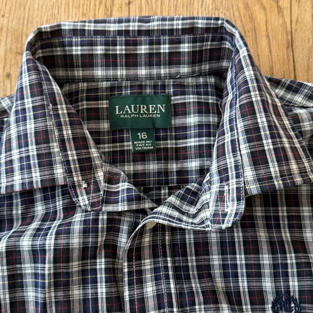 Polo Ralph Lauren Plaid Button Down Long Sleeve Shirt Boys